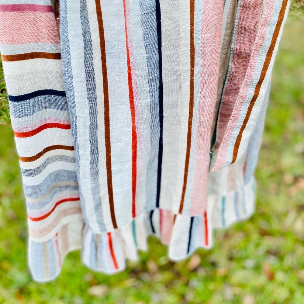 Free People Wrap it Up Mini Dress Striped - Picture 11 of 11